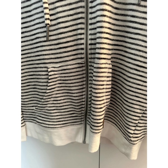 Roxy Striped Zip Up Hoodie Jacket - Picture 2 of 6